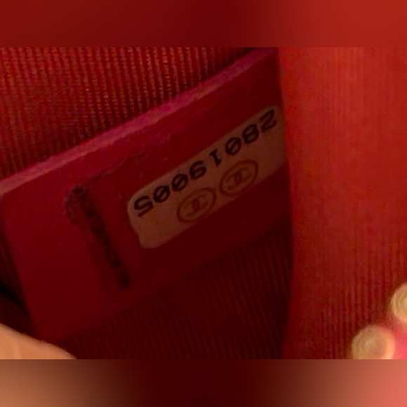 CHANEL PINK CHA - NEL WRISTLET/CLUTCH - Picture 10 of 11